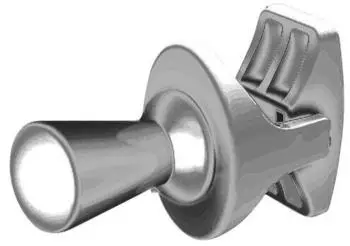 Ximax Handtuchhaken rund, chrom, Kunststoff
