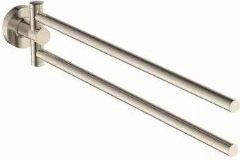 Ideal Standard IOM Doppelte Handtuchstange, schwenkbar, Silver Storm (A9131GN)