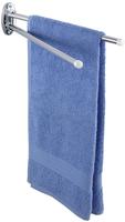 WENKO Handtuchhalter Mod. Basic mit 2 Armen bewegliche, runde Arme 17894100