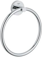 Grohe Handtuchhalter Grohe Handtuchring Essentials verdeckte Befestigung, chrom...