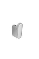 Avenarius Haken, Serie 480, HSN 4801600010, Kunststoff, Wandmontage, 1 Haken, 80