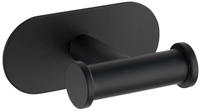WENKO Turbo-Loc Edelstahl Wandhaken Mod. Orea Duo Black Matt Befestigen ohne bohren