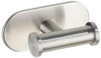 WENKO Turbo-Loc Edelstahl Wandhaken Mod. Orea Duo Matt Befestigen ohne bohren