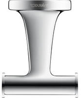 Duravit Starck T Handtuchhaken doppelt, Accessoires, 0099301000, chrom
