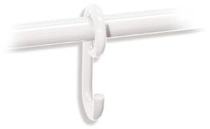 Hewi Serie 477 Haken zum Aufschieben für 33mm anthrazitgrau (477.30.020 92)