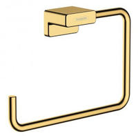hansgrohe Handtuchring AddStoris schwenkb., Wandmont., Met., pol. gol opt