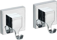 WENKO Vacuum-Loc Haken-Set eckig 2er Set, Befestigen ohne bohren 23857100