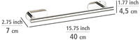 WENKO Handtuchhalter "Orea Shine" BxTxH: 40x7x4,5 cm, befestigen ohne bohren