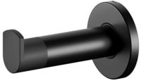 Keuco Plan Black Selection Handtuchhaken 14911370000 schwarz, mit T&uuml;rpuffer schwarz
