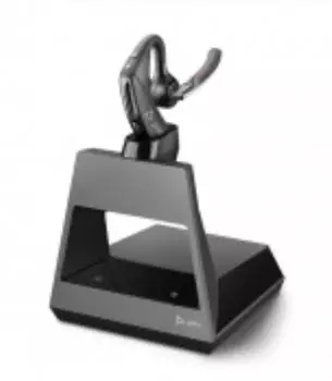Poly Voyager 5200 Office In-Ear-Headset, kabellos, schwarz mit Bluetooth-Basisstation (8R711AA)
