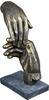Casablanca by Gilde Dekofigur »Skulptur Two hands, bronzefarben«, braun