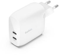 Belkin USB-Ladeger&auml;t "BoostCharge Pro 60 Watt Dual USB-C Ladeger&auml;t mit 2x USB-C