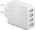 Goobay 4-fach USB-Ladegerät (30 W) weiß