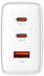 Baseus Ladegerät GaN5 Cube Pro, 2x USB-C / 1x USB-A 65W Weiß