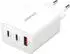 Intenso 1x USB-A auf 2x USB-C GAN Adapter 65W weiß