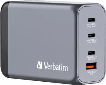 Verbatim 32205 4xUSB GaN-Ladeger&auml;t 240W