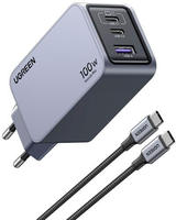 Ugreen 25874, UGREEN Ladeger&auml;t Nexode Pro 100W GaN Adapter mit USB-C Ladekabel