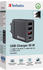 Verbatim 30W USB-Wandladegerät mit 4 Anschlüssen Schwarz