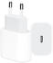 Ventarent USB-C Schnellladegerät 20W + USB-C Kabel 1m Weiß