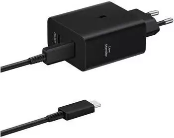 Samsung Schnellladeadapter Duo mit Datenkabel 50 Watt EP-T5020X