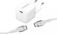Intenso 7803042, Intenso W30C + C315C USB-C Kabel GaN-Ladeadapter wei&szlig;, 30 Watt