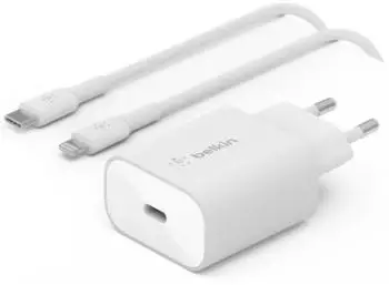 Belkin BoostCharge USB-C-PD 3.0-PPS-Ladeger&auml;t (25 W) mit Lightning-Kabel