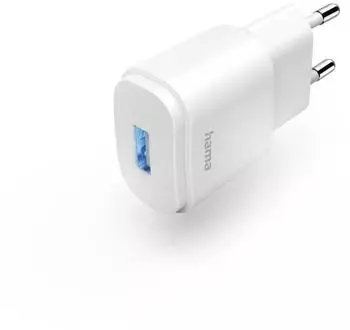 Hama Ladegerät, USB-A, 6 W, Weiß