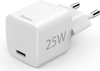 Hama 00187278 Schnellladegerät "Eco", USB-C, PD, 25 W, Weiß
