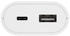 Hama 00223204 USB-Netzteil mit 1,9 m langem Kabel, 3,5A, 1x USB-A, 1x USB-C, Weiß