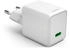 Hama Schnellladegerät, GaN, USB-C, Super-Mini-Charger, PD, 45 W, Weiß