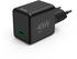 Hama Schnellladegerät, GaN, USB-C, Super-Mini-Charger, PD, 45 W, Schwarz