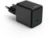 Hama Schnellladegerät, GaN, USB-C, Super-Mini-Charger, PD, 45 W, Schwarz