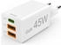 Hama Schnellladegerät, GaN, USB-C, Super-Mini-Charger, PD, 45 W,