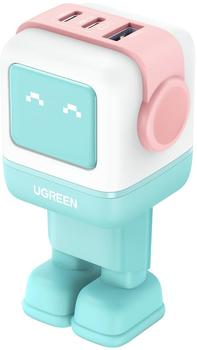 Ugreen CARGADOR USB-A+2*USB-C 65W GAN FAST (UG35855)