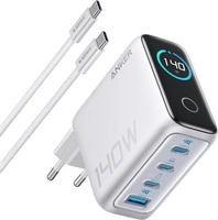 Anker B2697G41, Anker USB 3-USB-C Schnellladeger&auml;t 140W + Kabel Silber