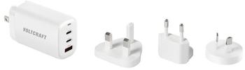 Voltcraft USB-Ladegerät VC-13729645 Reiseladeadapter Innenbereich Ausgangsstrom (max.) 3.25 A 3 x USB-A USB-C® USB Power Delivery (USB-PD) mit (VC-13729645)