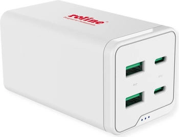 SECOMP ROLINE USB Ladegeraet 120W 4 Ports 2x USB-C+ USB-A QC (19.11.1056)