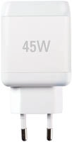 Vivanco Samsung PD3.0 45W + USBC USB Super Fast Charger, 1 Meter wei&szlig;
