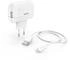 Hama Ladegerät mit Ladekabel Lightning 12 W 1 m Weiß (00201619)