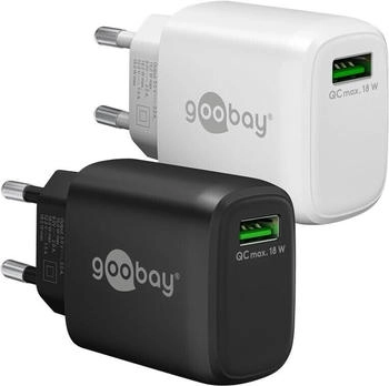 Wentronic Goobay 61671 Ladeger&auml;t f&uuml;r Mobilger&auml;te Universal Schwarz AC Schnellladung Drinnen (61671)