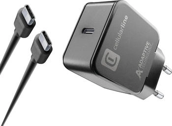 Cellular Line USB-C Charger Kit 15W (ACHSMKITC2C15WK)