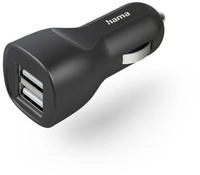 Hama - Car Charger 12w Usb Ladeger&auml;t 12 W 2x Usb-a Schwarz Kfz, Lkw