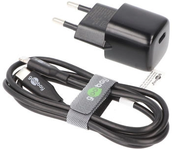 Goobay 64574 Ladegerät für Mobilgeräte Schwarz Indoor (64574)