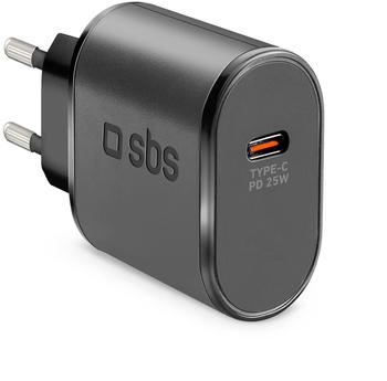 SBS Mobile SBS TETR1CPD25 Ladegerät für Mobilgeräte Schwarz Indoor (TETR1CPD25)