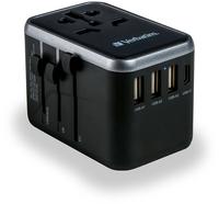 Verbatim 49546, Verbatim UniversalReiseadapter mit USBC PD und QC, USBC und 3...