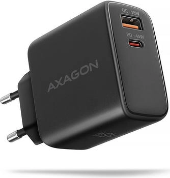 Axagon ACU-PQ45 QC 3.0 4.0 / AFC / FCP / PPS / PD 45W schwarz (ACU-PQ45)
