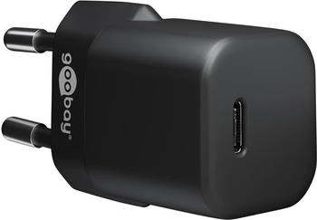 Wentronic Goobay 65403 Ladeger&auml;t f&uuml;r Mobilger&auml;te Universal Schwarz AC Schnellladung Drinnen (65403)