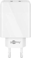 Goobay 61674 USB-CTM PD Dual-Schnellladeger&auml;t (30 W) wei&szlig;, Wei&szlig; - 1x