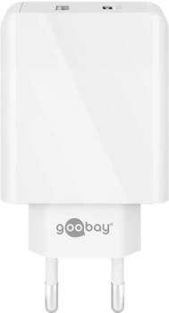Wentronic Goobay Dual USB-C&trade; PD (Power Delivery) Schnellladeger&auml;t (30 W) (61674)
