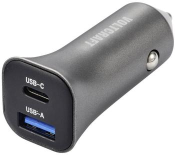 Voltcraft CPS-38W/ 2 VC-RA381 VC-13990870 USB-Ladegerät KFZ Ausgangsstrom (max.) 3 A 2 x USB-A USB-C® Buchse (VC-13990870)